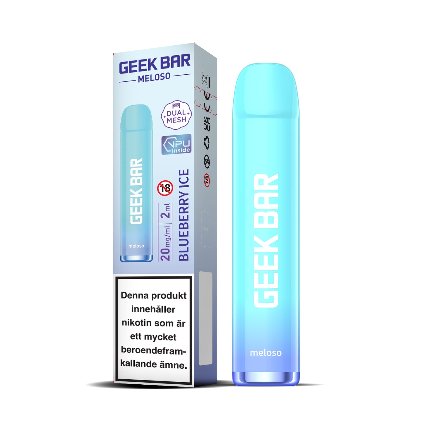 GEEK BAR Meloso-Blueberry Ice (10-pack)