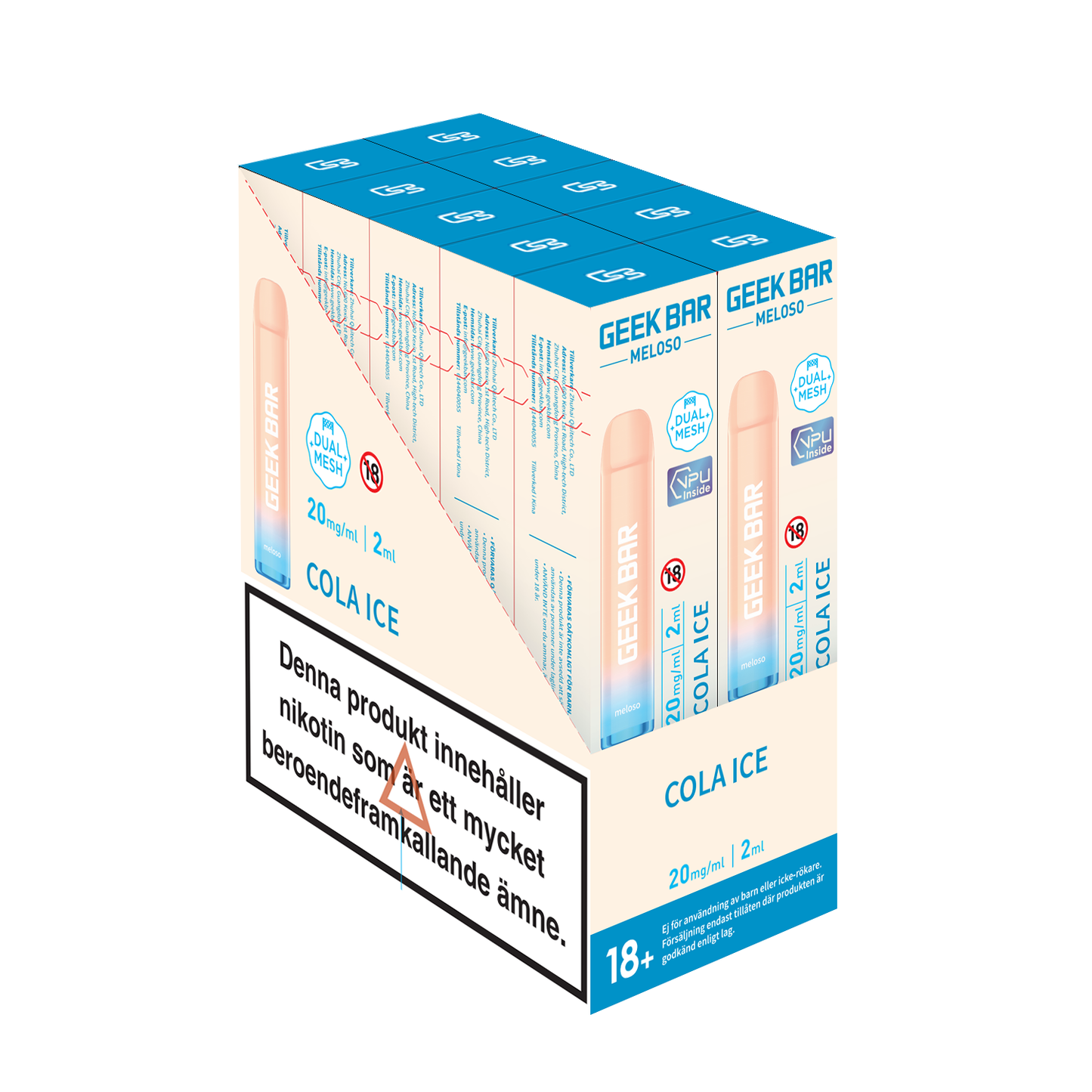 GEEK BAR Meloso-Cola Ice (10-pack)