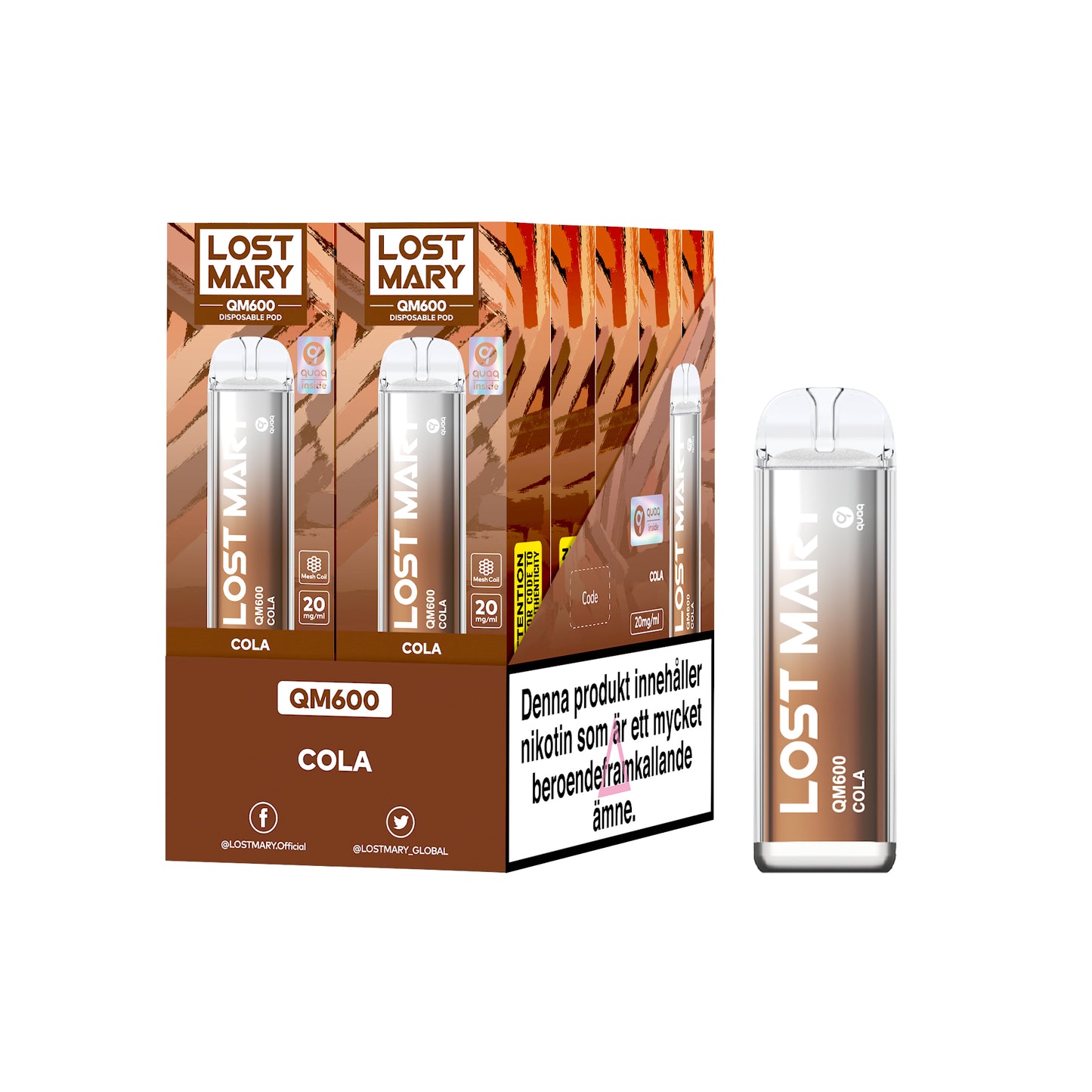 LOST MARY QM600-Cola (10-pack)