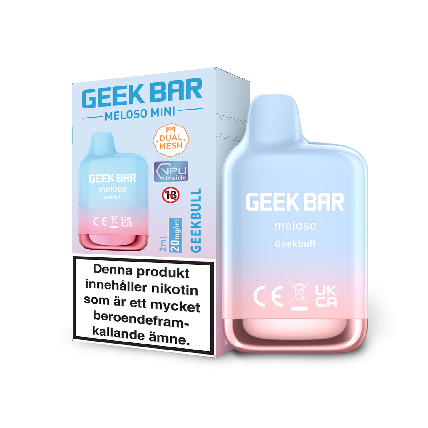 GEEK BAR Meloso Mini-Geekbull (10-pack)