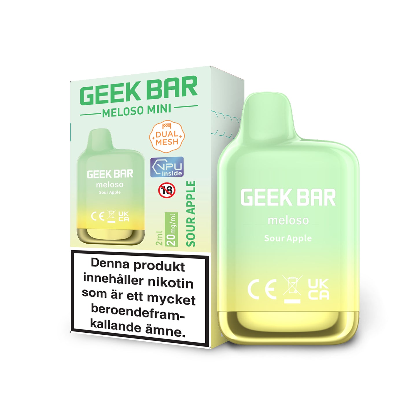GEEK BAR Meloso Mini-Sour Apple (10-pack)