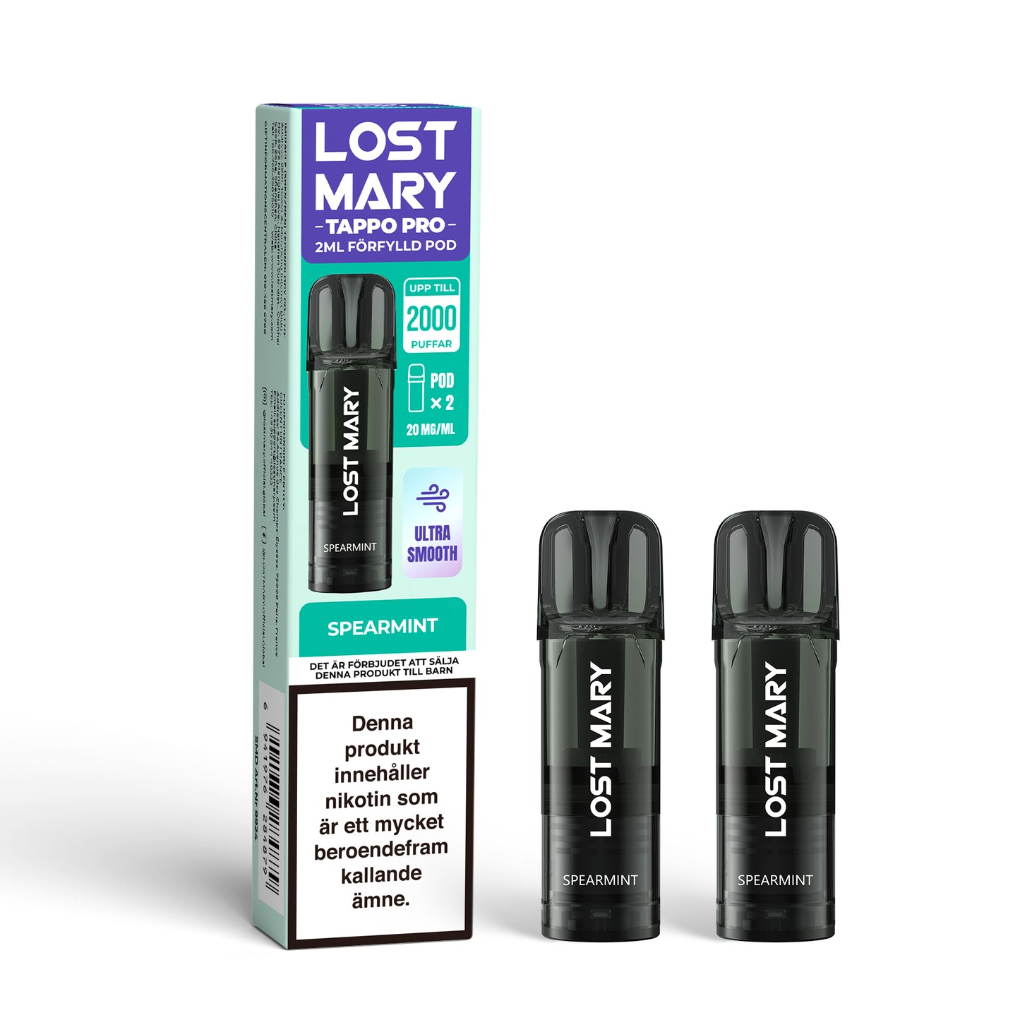 LOST MARY TAPPO PRO POD-Spearmint (10-pack)