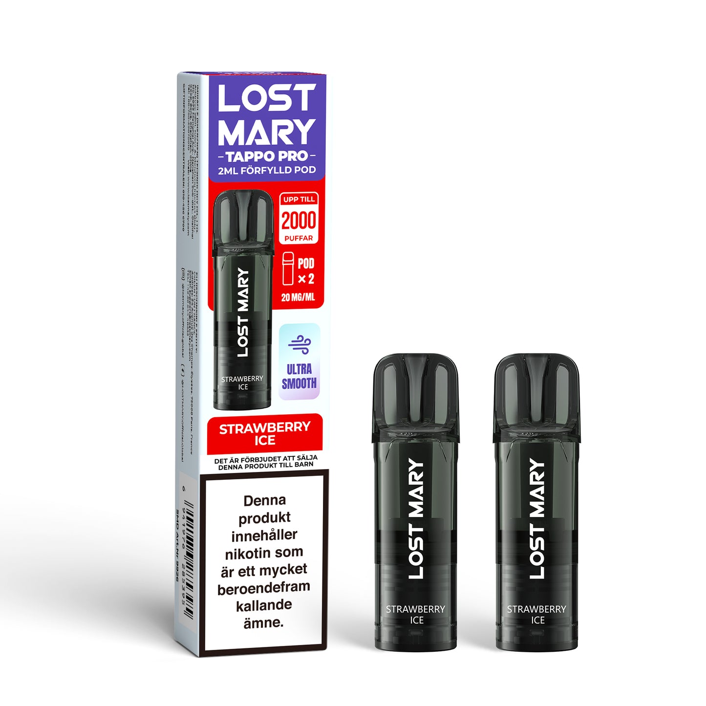 LOST MARY TAPPO PRO POD-Strawberry Ice (10-pack)