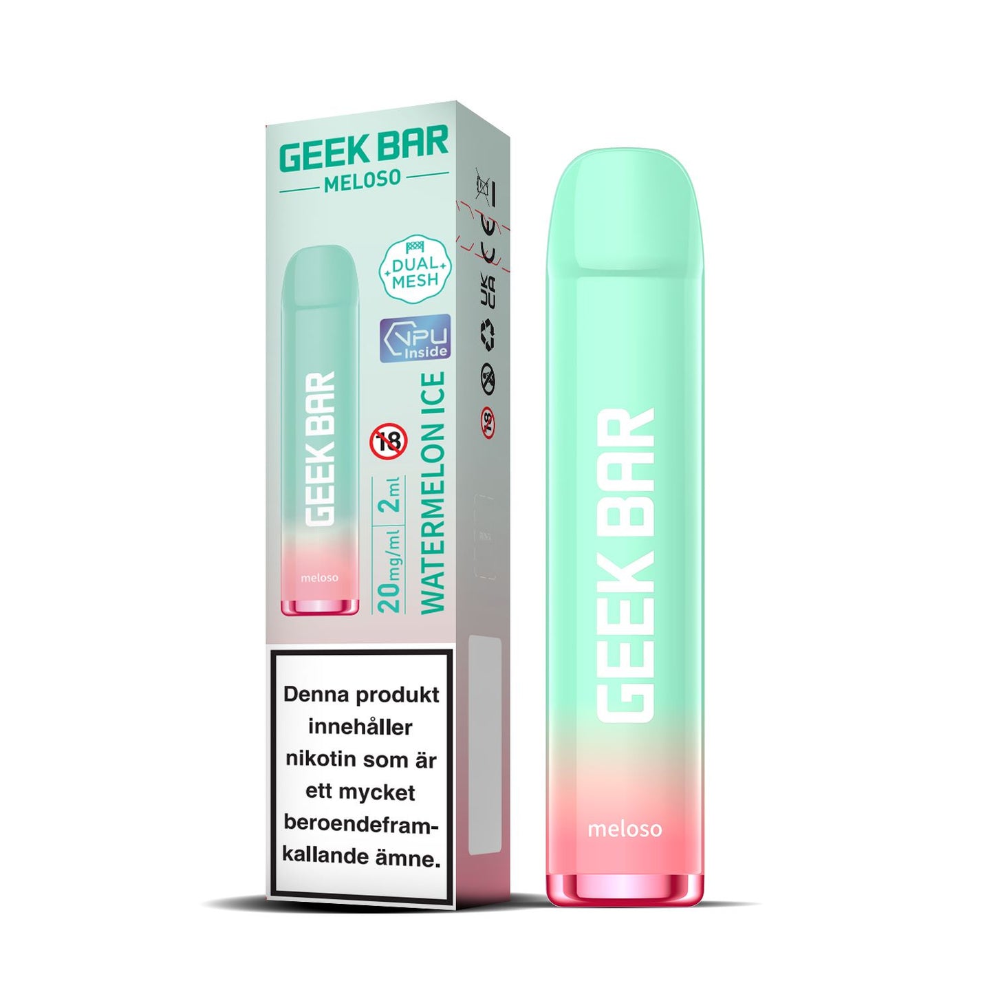 GEEK BAR Meloso-Watermelon Ice (10-pack)