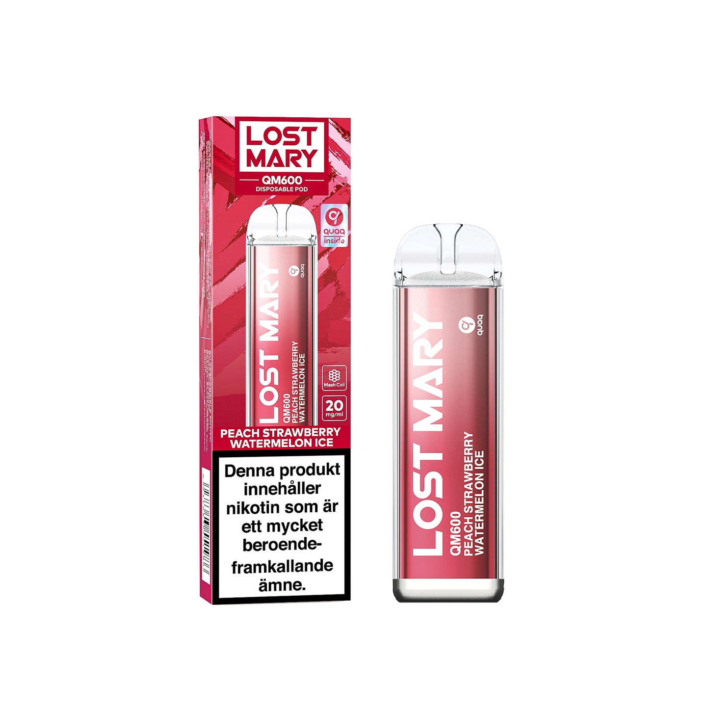 LOST MARY QM600-Peach Strawberry Watermelon (10-pack)