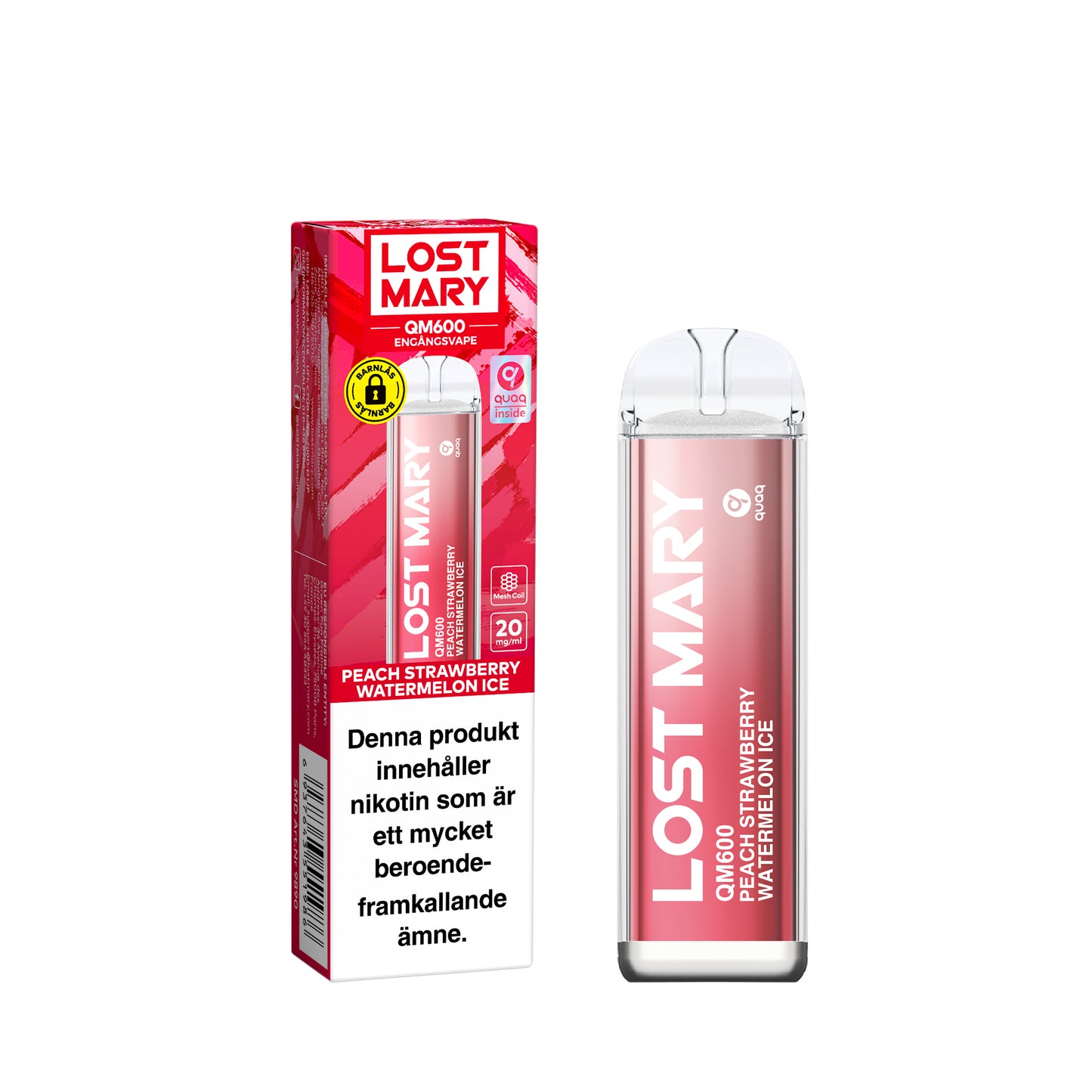 LOST MARY QM600-Peach Strawberry Watermelon (10-pack)