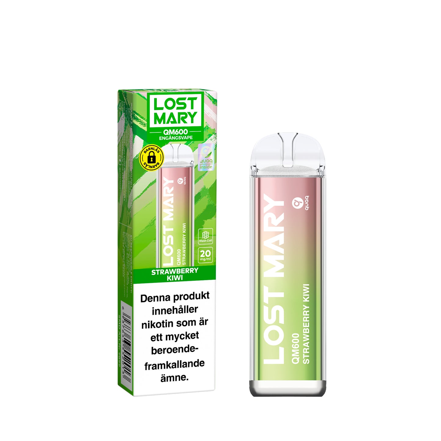 LOST MARY QM600-Strawberry Kiwi (10-pack)