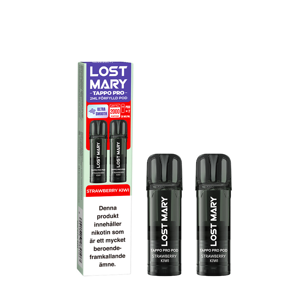 LOST MARY TAPPO PRO POD-Strawberry kiwi (10-pack)