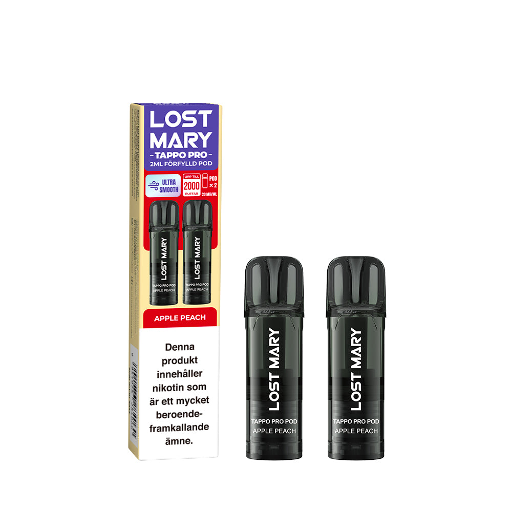 LOST MARY TAPPO PRO POD-Apple Peach (10-pack)
