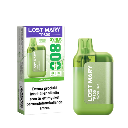 Lost Mary TP800 Lemon Lime (10-pack)