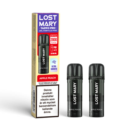 LOST MARY TAPPO PRO POD-Apple Peach (10-pack)