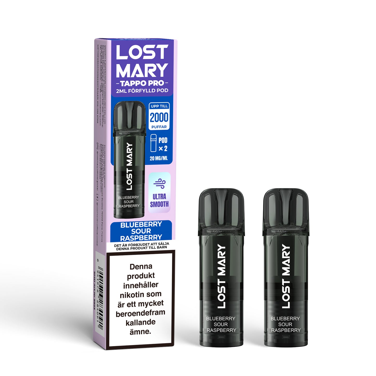 LOST MARY TAPPO PRO POD-Blueberry Sour Raspberrry (10-pack)