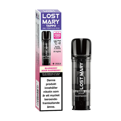 LOST MARY TAPPO POD-Blueberry Sour Raspberry (10-pack)
