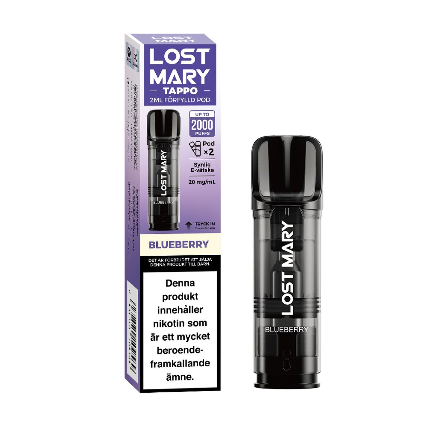 LOST MARY TAPPO POD-Blueberry (10-pack)