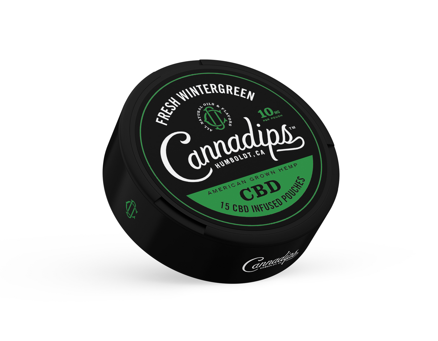 Cannadips Slim Fresh Wintergreen 5-Pack CBD