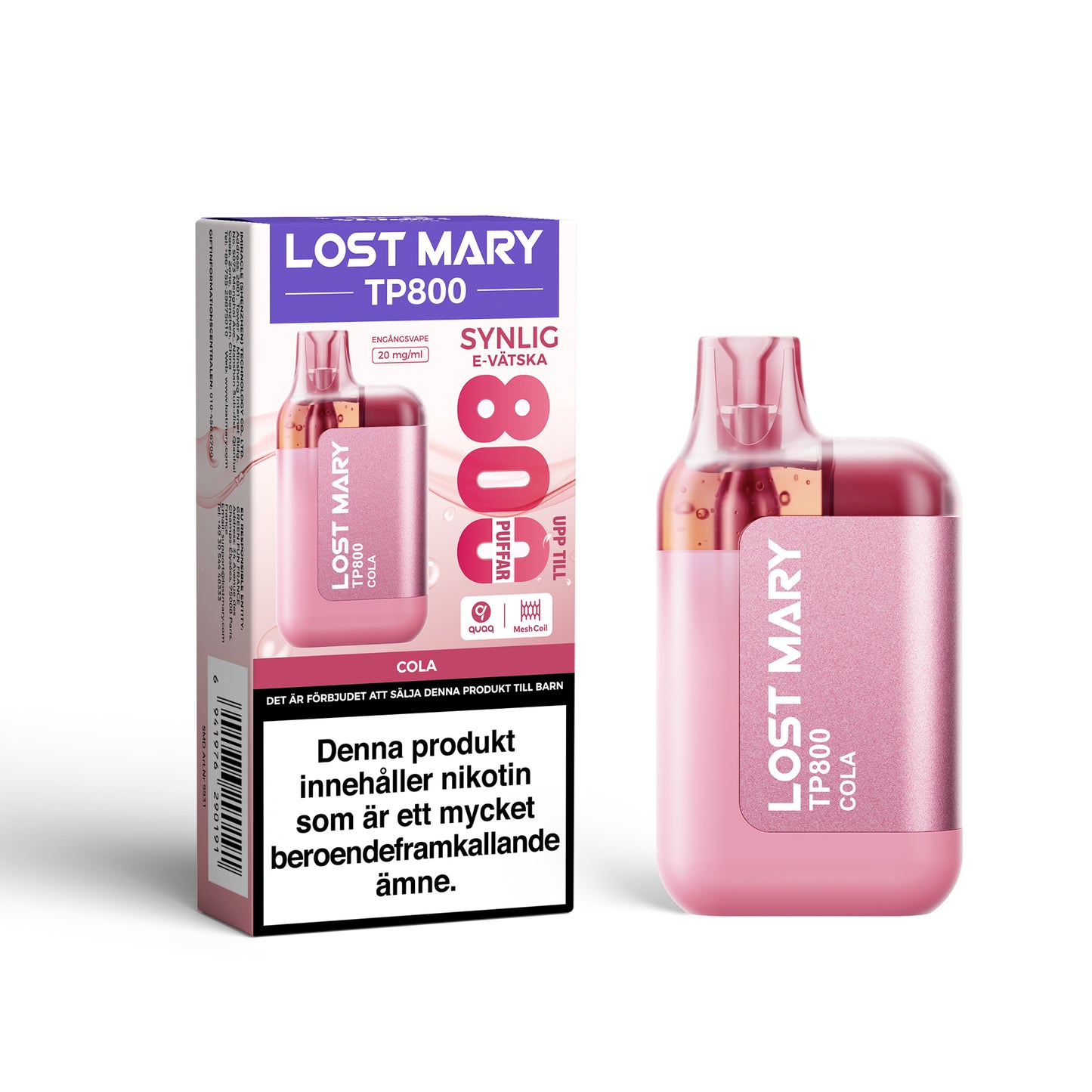 Lost Mary TP800 Cola (10-pack)