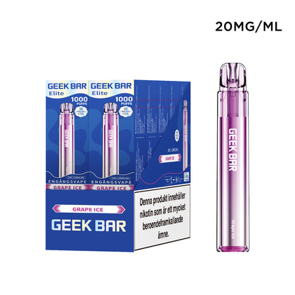 GEEK BAR Elite 1000 Grape Ice 20mg (10-pack)