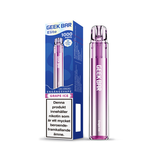 GEEK BAR Elite 1000 Grape Ice 20mg (10-pack)