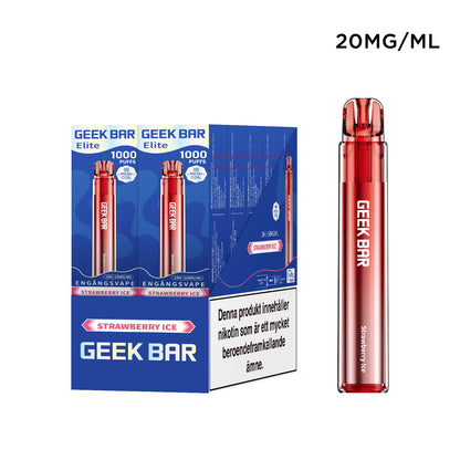 GEEK BAR Elite 1000 Strawberry Ice 20mg (10-pack)
