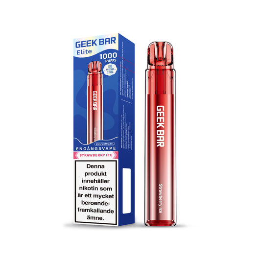 GEEK BAR Elite 1000 Strawberry Ice 20mg (10-pack)