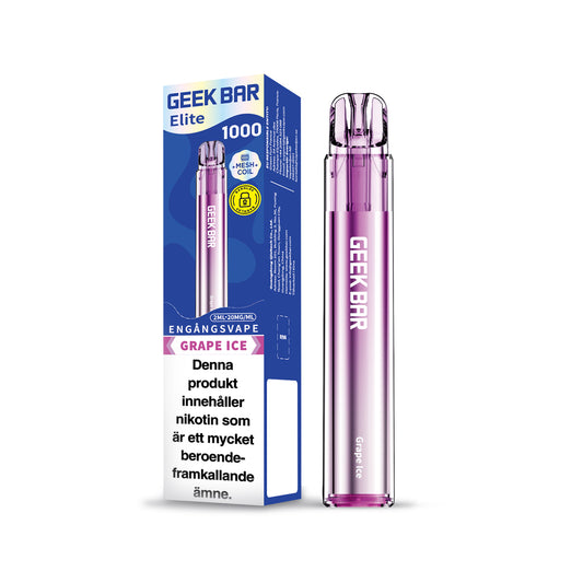GEEK BAR Elite 1000 Grape Ice 20mg (10-pack)