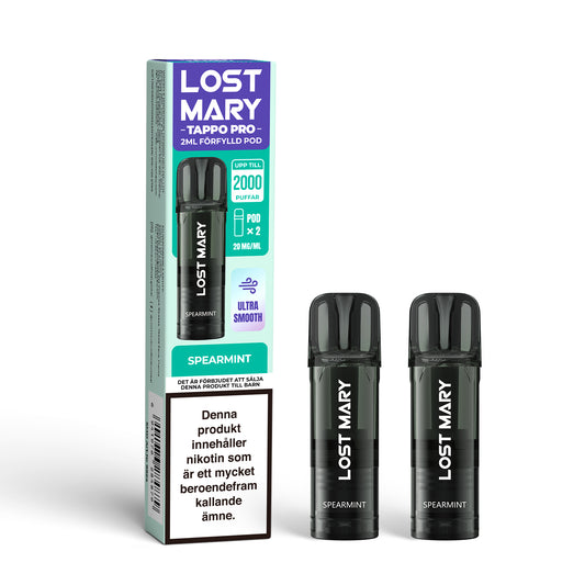 LOST MARY TAPPO PRO POD-Spearmint (10-pack)