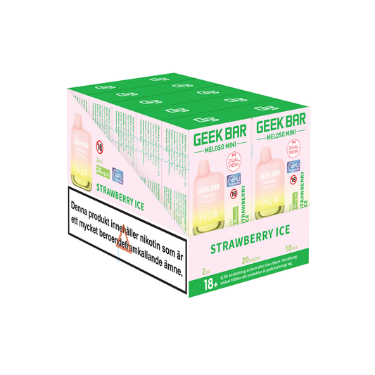 GEEK BAR Meloso Mini-Strawberry Ice (10-pack)