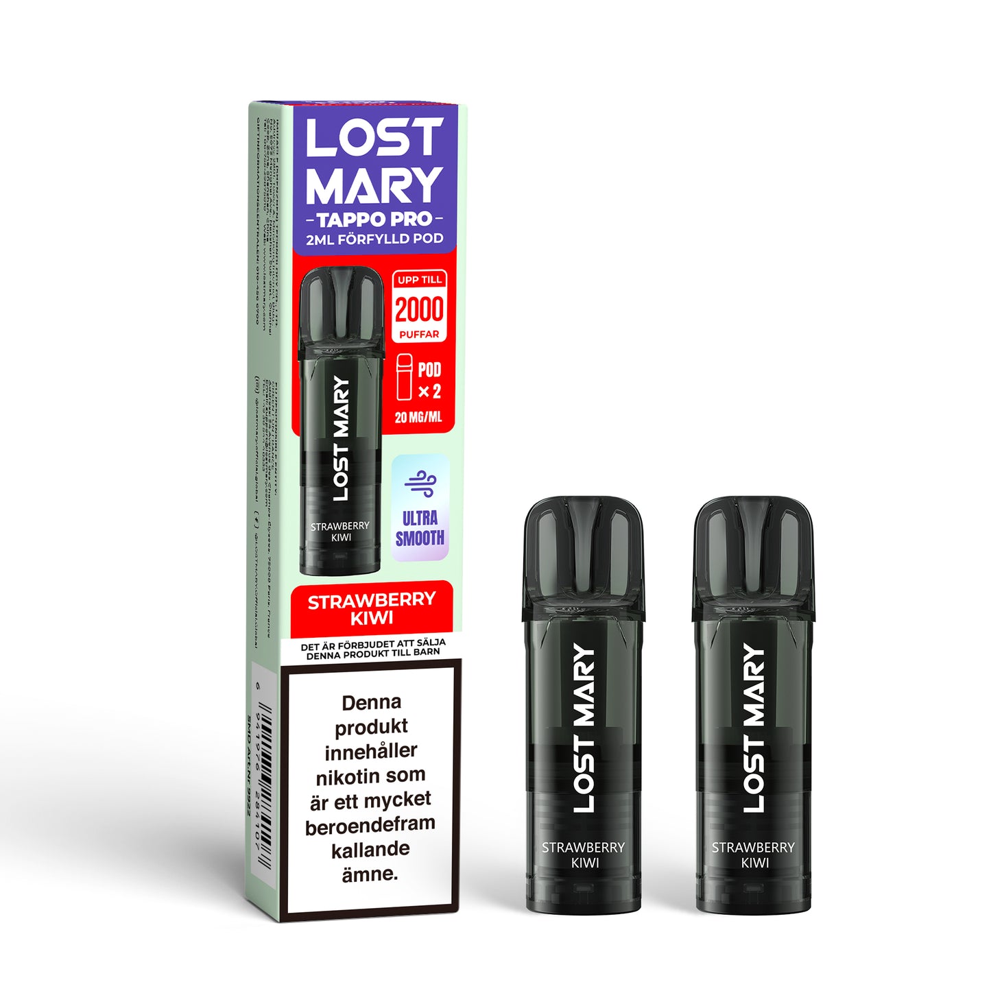 LOST MARY TAPPO PRO POD-Strawberry kiwi (10-pack)