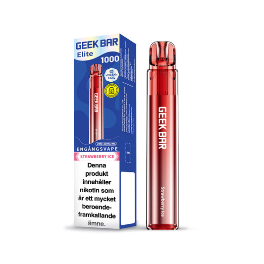 GEEK BAR Elite 1000 Strawberry Ice 20mg (10-pack)
