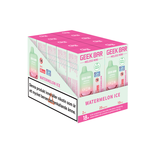 GEEK BAR Meloso Mini-Watermelon Ice (10-pack)