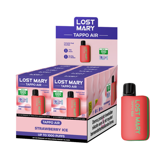 LOST MARY TAPPO AIR-Strawberry Ice (10-pack)