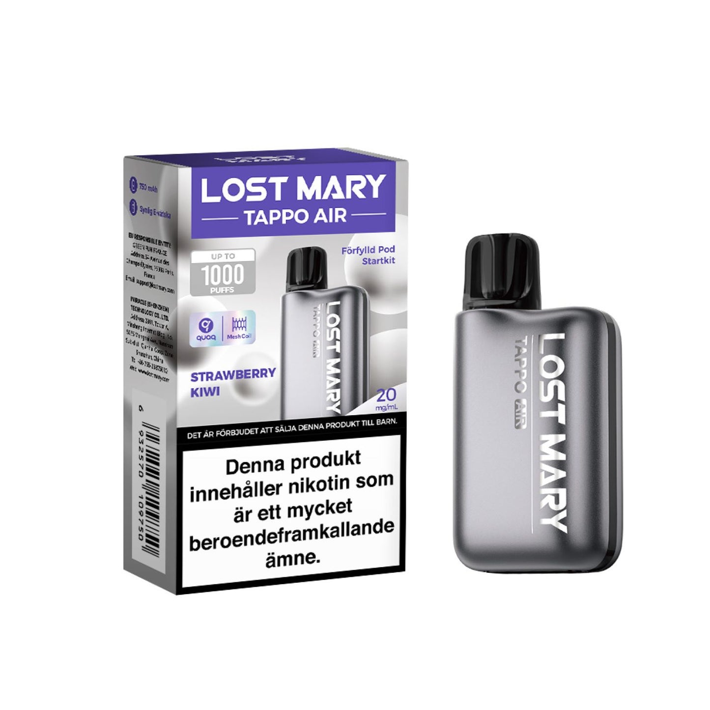 LOST MARY TAPPO AIR-Strawberry Kiwi (10-pack)