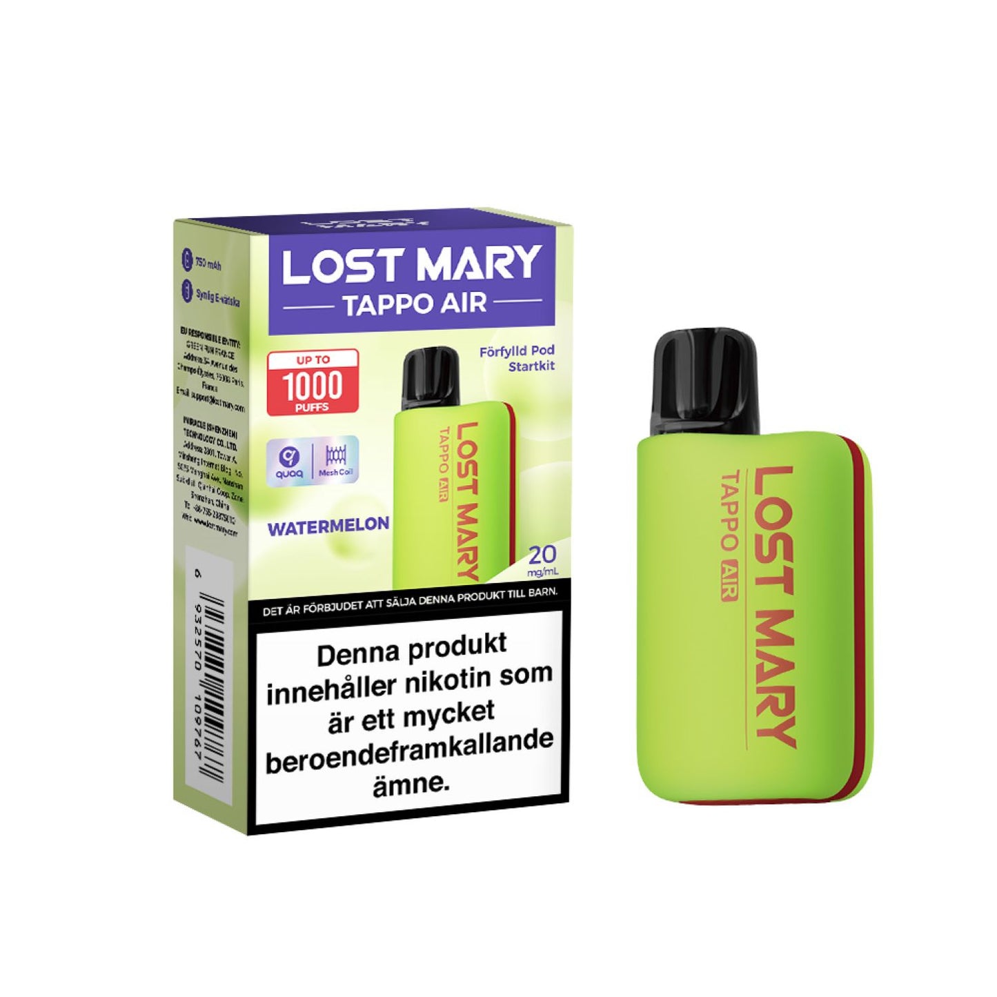 LOST MARY TAPPO AIR-Watermelon (10-pack)